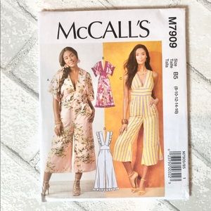 McCalls romper or jumpsuit sewing pattern
